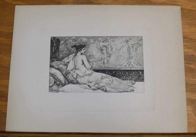 c1890s Antique Print///INDOOR MAIDEN