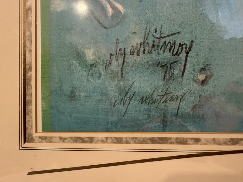 Jack Nicklaus SIGNED print 1975 Heritage Golf Classic by Coby Whitmore gallery
