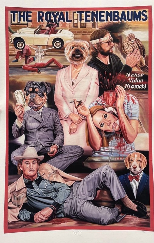 Deadly Prey Gallery – Royal Tenenbaums – Limited Edition Archival Giclée Print
