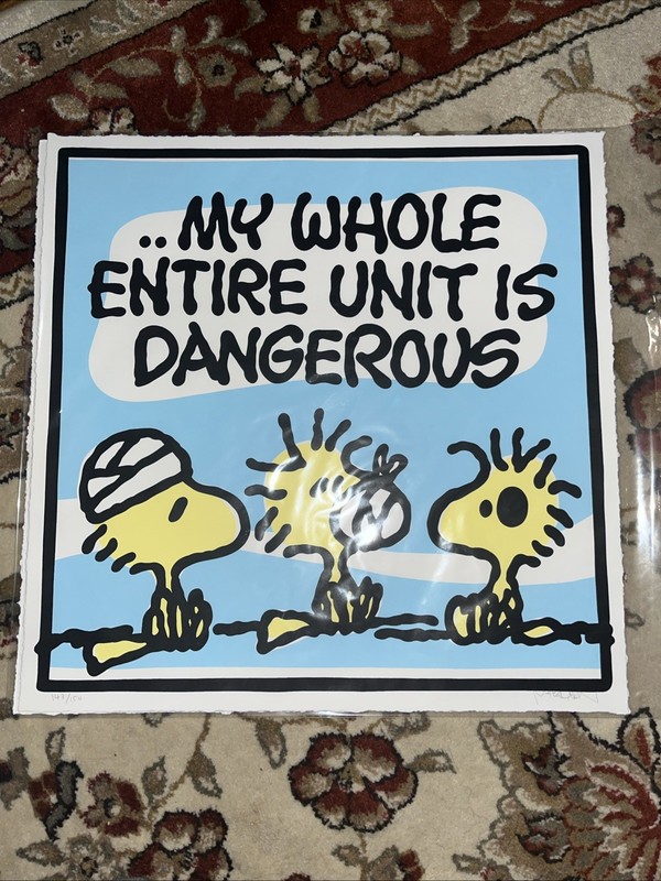 Mark Drew – Dangerous – sold out – signed & numbered peanuts snoopy art print