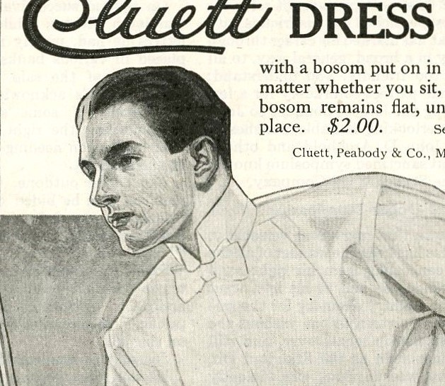 1910 Orig Cluett Dress Shirt Ad. JC Leyendecker. Gay Interest. Young Pool Player gallery
