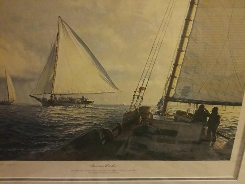 John M. Barber "Uncertain Weather" Limited, Numbered Edition Print, Free Shippin gallery