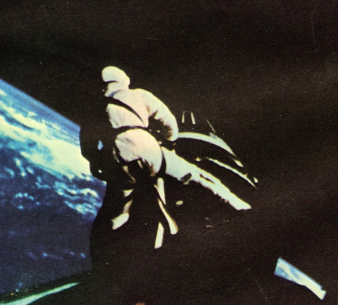 1969 Vintage Print NASA Gemini 11 12 Buzz Aldrin Richard Gordon Space Walk Race gallery