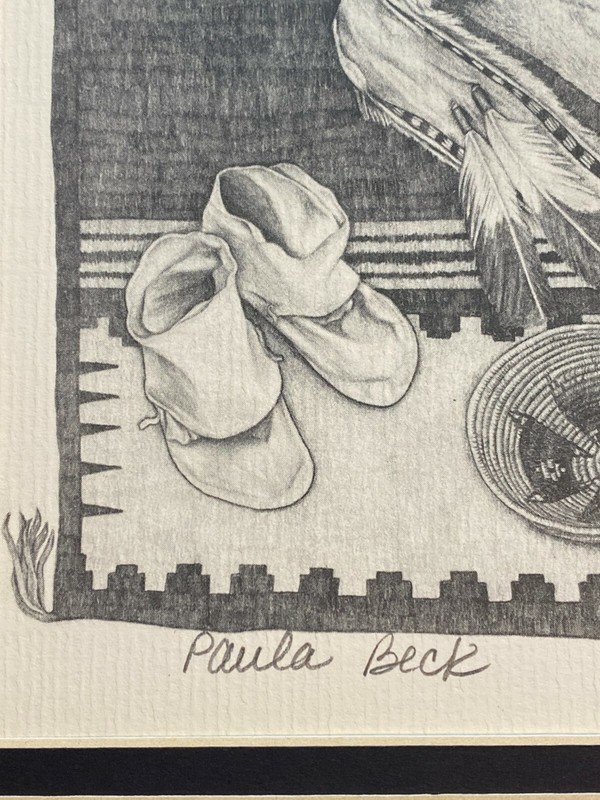 Paula Beck 1994 and 1992 Signed Art Set of 2 gallery