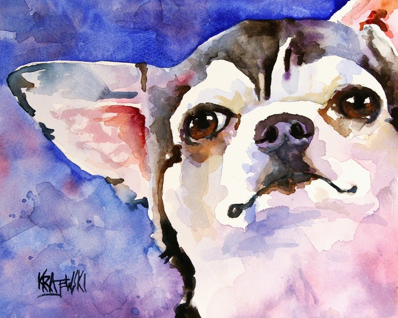 High Resolution Print of Original Fine Art Watercolor by Ron Krajewski