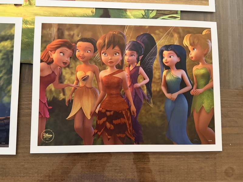 Disney Store TinkerBell Legend of NeverBeast Limited Edition Lithograph Set 2015 gallery