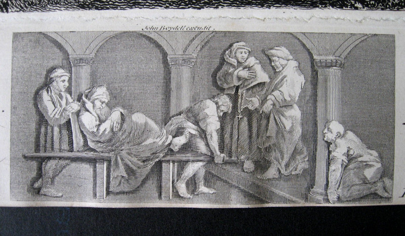 WILLIAM HOGARTH engraving after his painting, "The Pool at Bethesda" , 1772 gallery