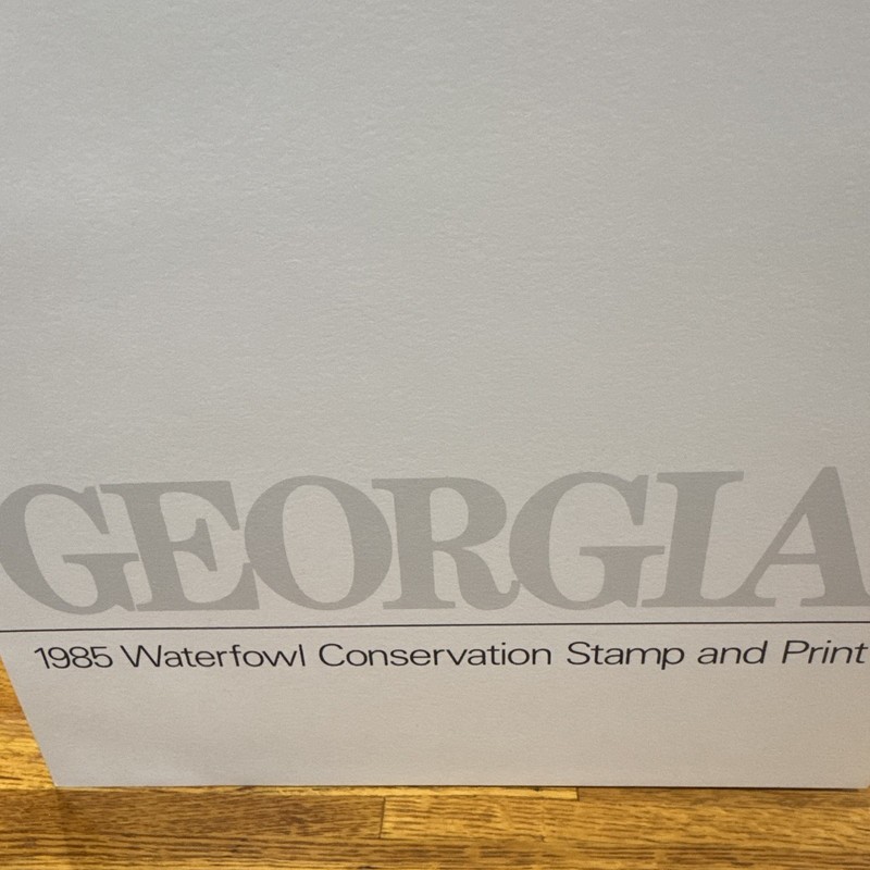 Daniel Smith 1985 Georgia Waterfowl Duck Stamp Print Signed Numbered