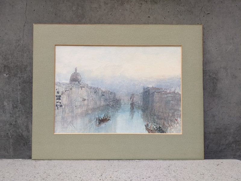 Cityscape Joseph Mallord Turner Venice, Sunset on the Grand Canal Giclee Print gallery