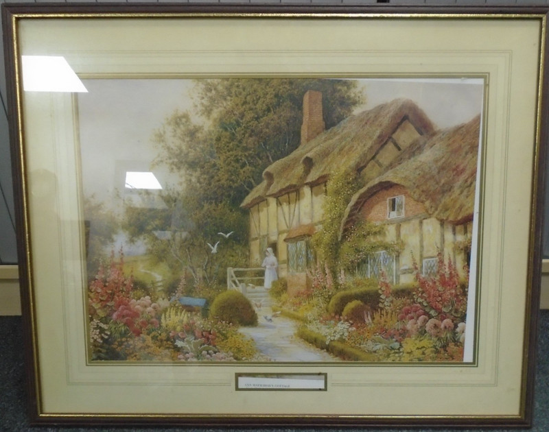 FRAMED PRINT - Anne Hathaway's Cottage - Arthur Claude Strachan