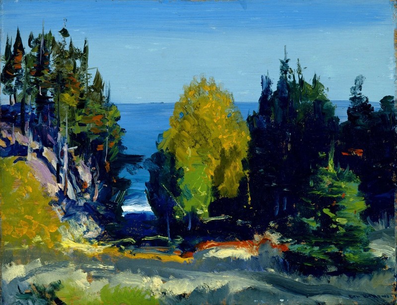 George Bellows – The Grove, Monhegan VINTAGE poster print Home Decor