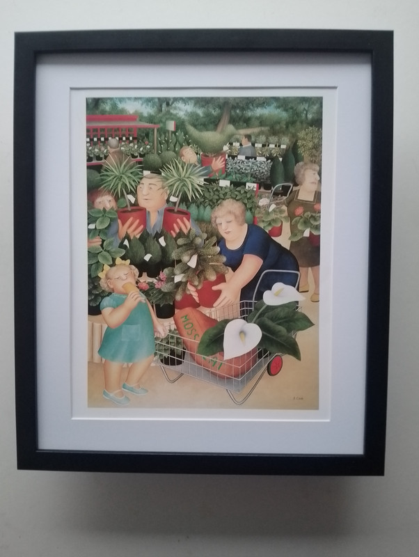 Beryl Cook print 'The Garden Centre' FRAMED gallery