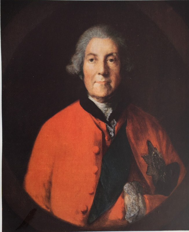John Russell by Thomas Gainsborough – Antique Print 1940