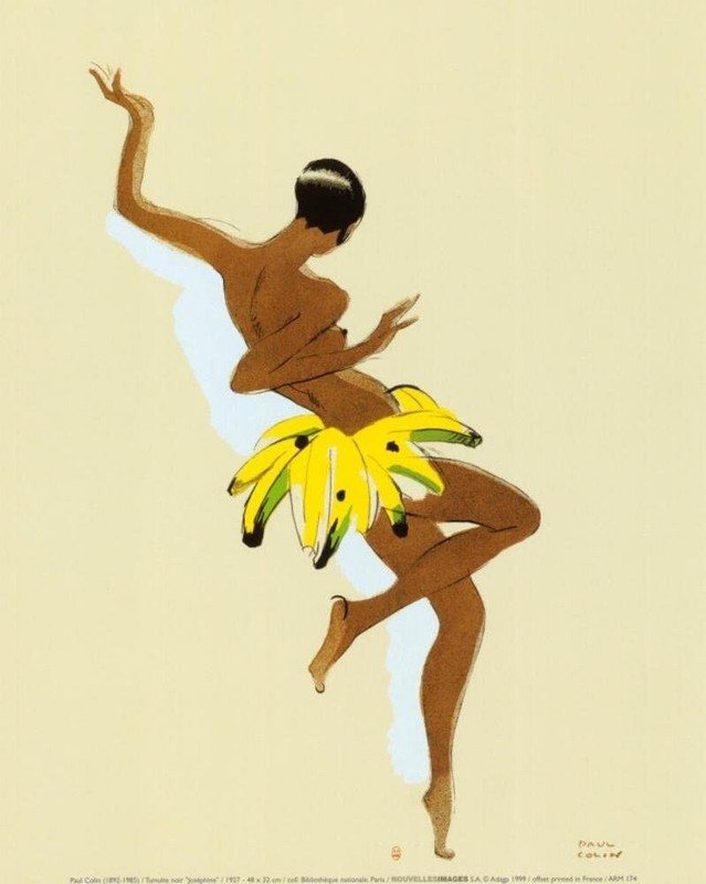 Black Thunder, Josephine Baker Art Print by Paul Colin 8 1/2 X 11 Inches