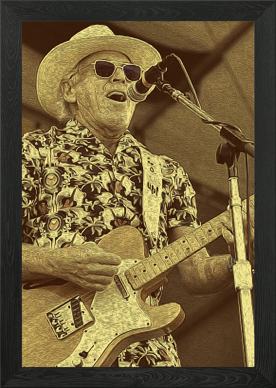 Jimmy Buffett Vintage 19 Framed Wall Art Poster Canvas Print Picture