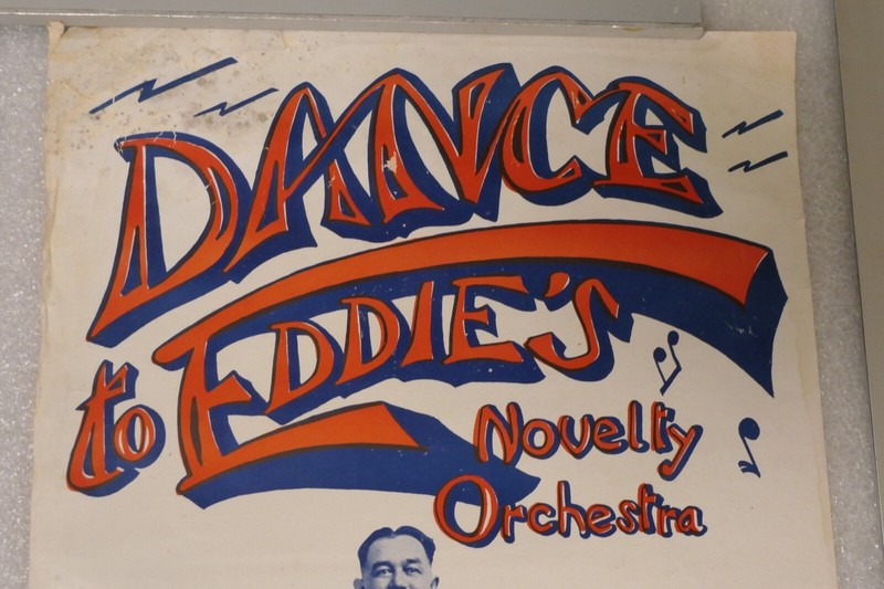 ANTIQUE MUSIC POSTER DANCE EDDIE WILFARHTS NOVELTY ORCHESTRA WINTHROP MINNESOTA gallery
