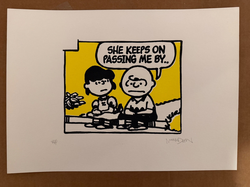 Mark Drew Passing Me By Pharcyde 2016 AP Screen print Signed