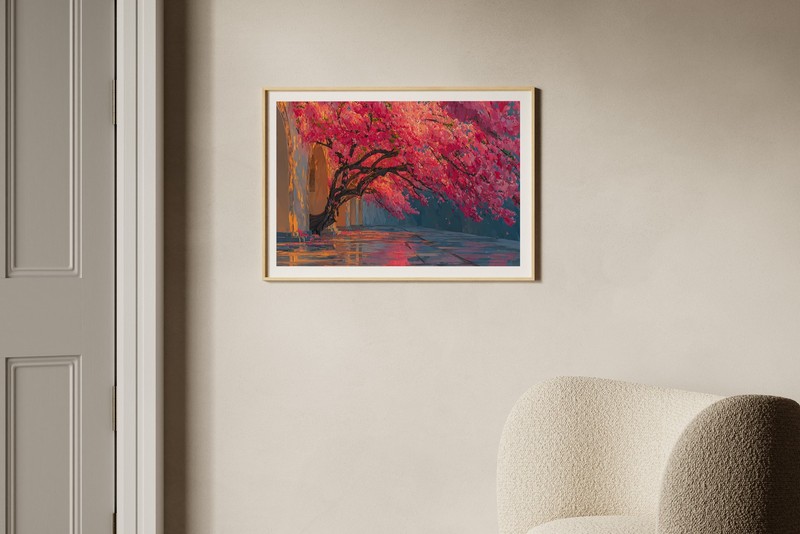 Cherry Blossom Japan 36x24 Giclée Art Print Ltd 1/25 Signed COA Rombley H8 gallery
