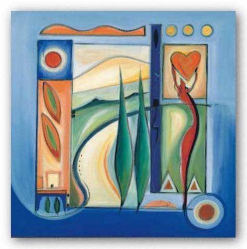 Fun In The Sun VII Alfred Gockel Abstract Art Print 28×28