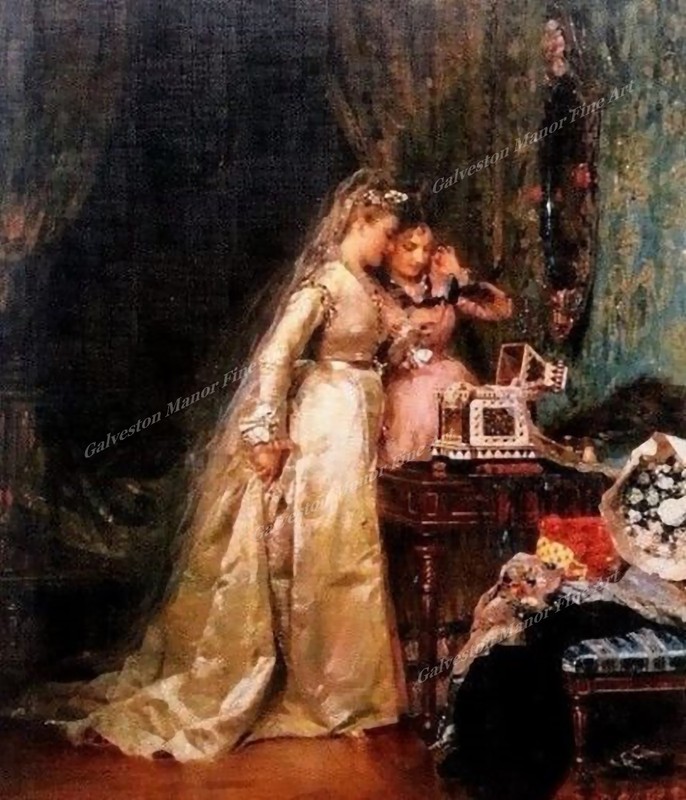 Her Wedding Day by Anton Weisz as Giclee Art Print Paper or Canvas