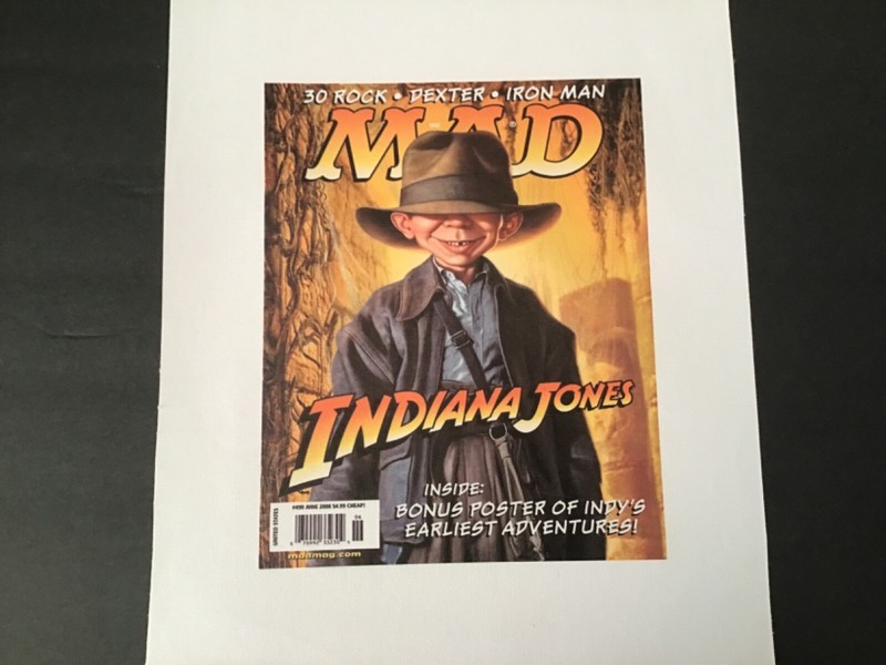 ART DECO (Mad/ Indiana Jones) Oil Painting Picture HD Printed On Canvas 16×16