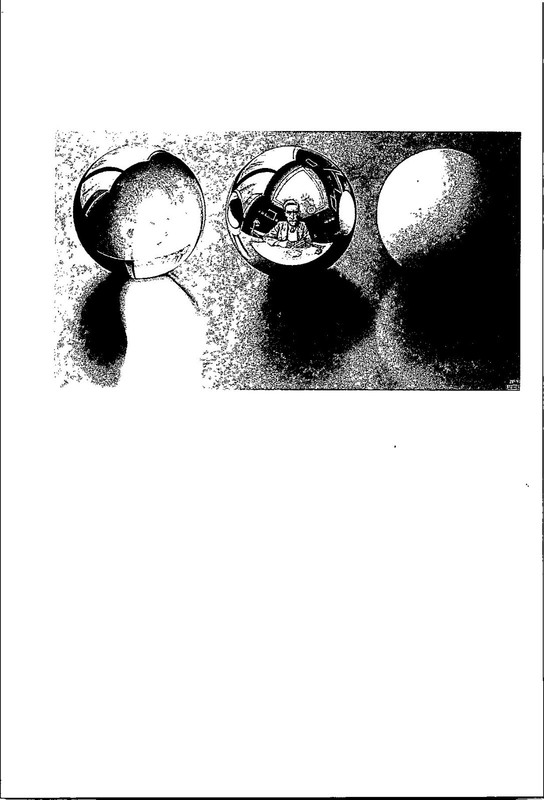 M.C. Escher Small Calendar Print – 1946 Three Spheres II – 6″ X 9″ Frame Ready