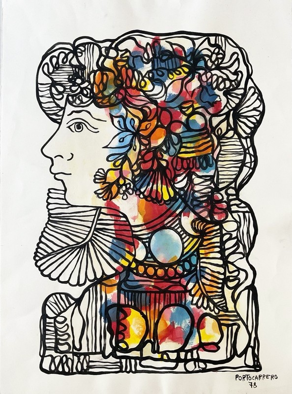 RENE PORTOCARRERO Cuban Artist giclee Limited Edition 1978 16x20