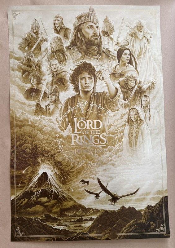 THE LORD OF THE RINGS: THE RETURN OF THE KING (FOIL VARIANT) By C.A. Martin⭐️