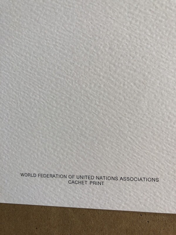 TEI YAMAMOTO - UNITED NATIONS (WFUNA ART GRAPHIC) 1976 - (UNCTAD) gallery
