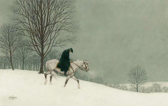 Arnold Friberg WINTER AT VALLEY FORGE 15x24 Canvas Art Print George Washington