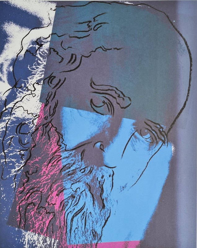 Andy Warhol * Martin Buber * 57 x 38 cm * signed lithograph * limited # 88/100 gallery