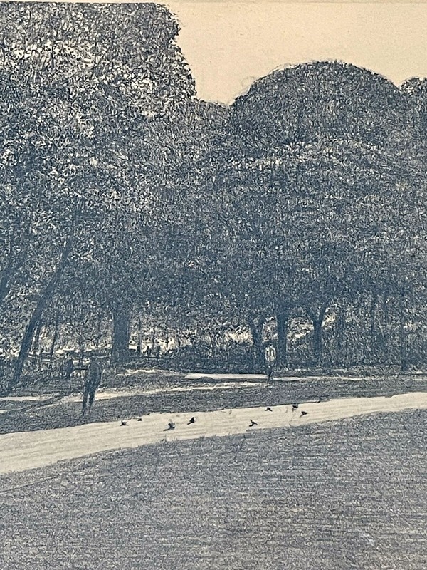 HAROLD ALTMAN Original Lithograph - "Pigeons" Signed and Numbered 69 of 140 gallery