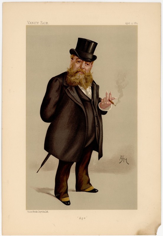 Original Vanity Fair print of Carlo Pellegrini VV2399
