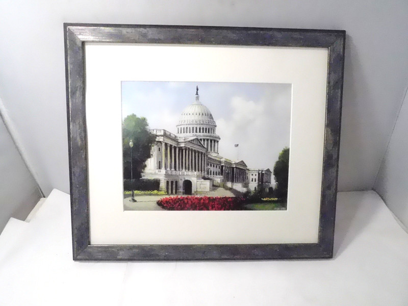 2001 Dan Kessler’s Print «Springtime on Capitol Hill» DNC Presentation