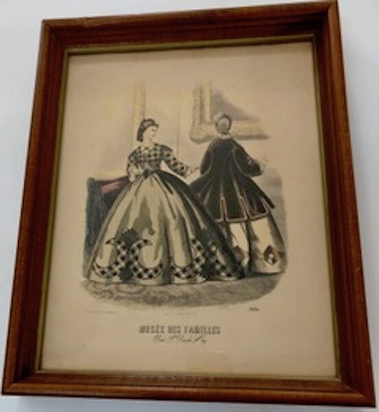 Vintage Musee Des Families Lithograph #2184 Contesse Meriss, Signed by Leroy Imp
