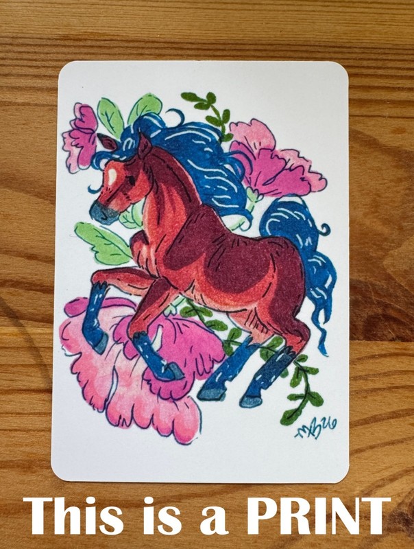 ACEO * PRINT * Choose your favorite Horse or Pony Series