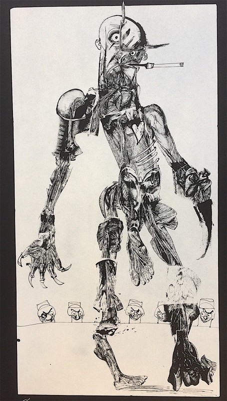 Ralph Steadman - Hunter S. Thompson White Primate Signed Lt Ed Print #8/10 GONZO gallery