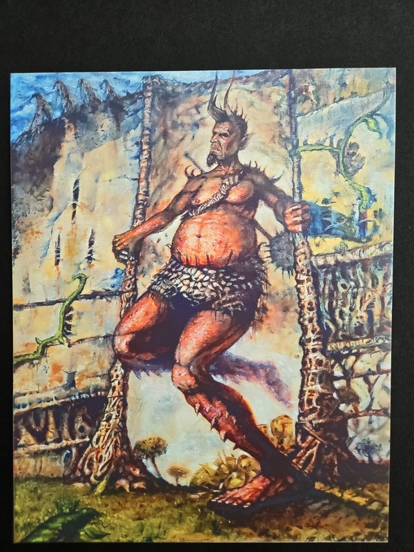GogMagog | (Giclee Print 8 x 10 ), jack and the beanstalk, fairy tale art