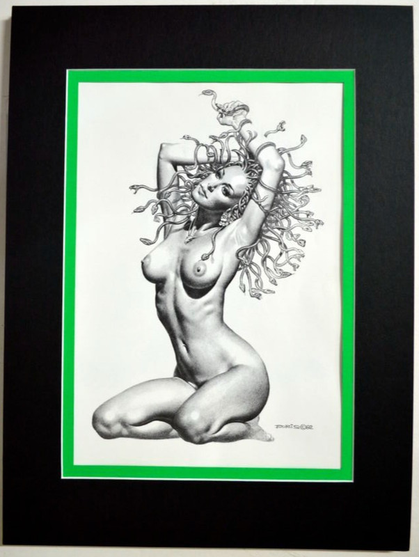 Boris Vallejo Art Print – MEDUSA Professionally Matted