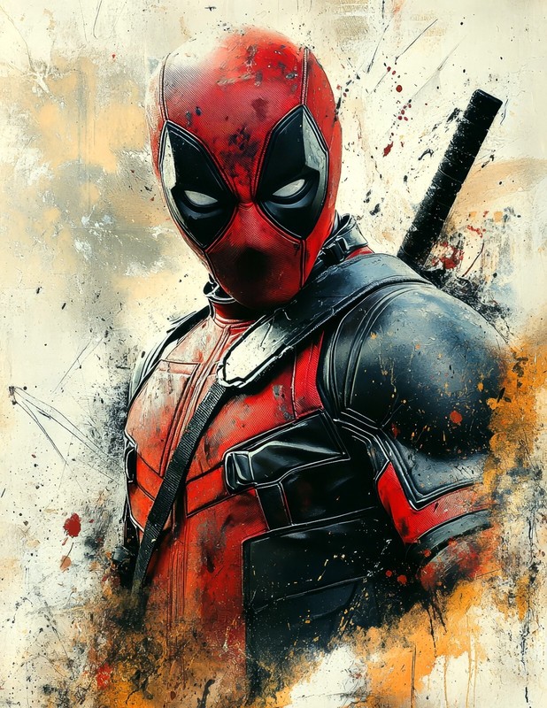 «Deadpool 4» 8.5×11 Fine Art Print Limited to Only 20 Hand-Numbered Copies
