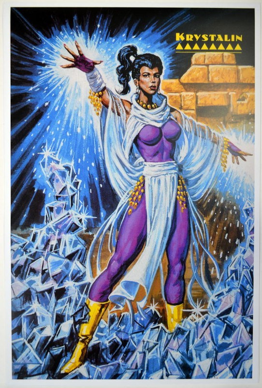 KRYSTALIN PRINT Marvelmani​a Bob Larkin art
