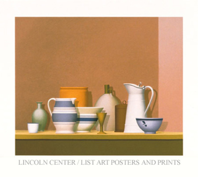 WILLIAM BAILEY Still Life Soliloquy Original SERIGRAPH Lincoln Center VERA LIST