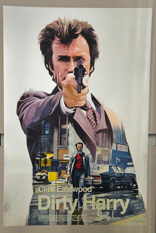 3M - Dirty Harry by Yvan Quinet - Sold Out Not Mondo - Rare Signed AP - WYSIWYG
