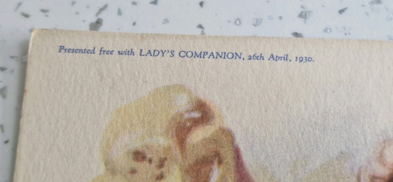 4 X " VINTAGE LILIAN ROWLES PRINTS" 1930S " LADYS COMPANION" 10" X 8" gallery