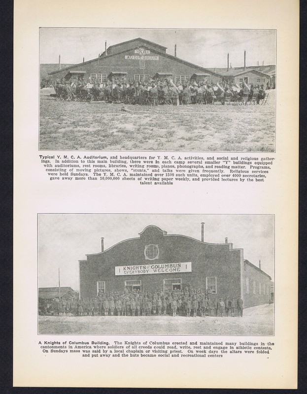 YMCA and Knights of Columbus Buildings c1920s - 1922 Page of History