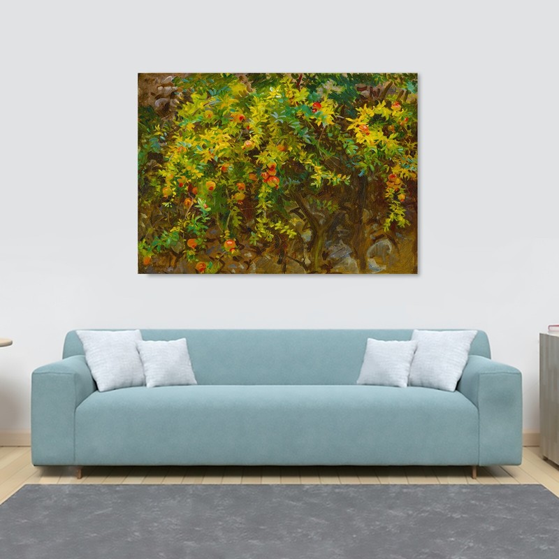 Pomegranates - Majorca by John Singer Sargent - Canvas Rolled Wall Art gallery