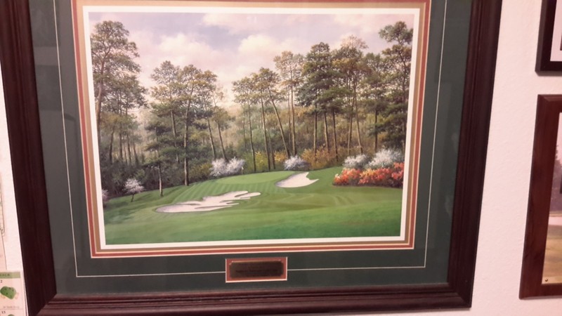 Augusta National Limited Edition Framed Print By Charles Beck Hole 10 Camelia