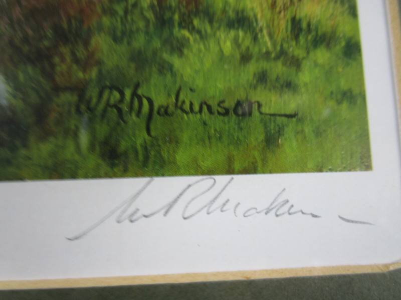 Lovely Vintage William Makinson Signed Limited Ed Print Fell Beck Ingleborough gallery