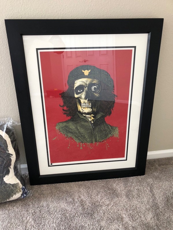 D*Face Hand Finished  Framed «Cli-che» Art Print, VERY Rare
