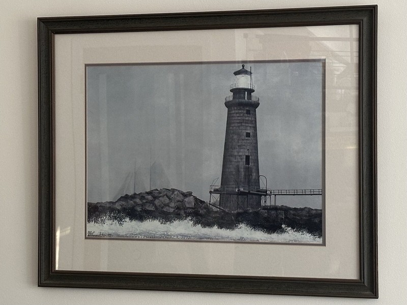 David Knowlton III Signed. Stunning Lighthouse
